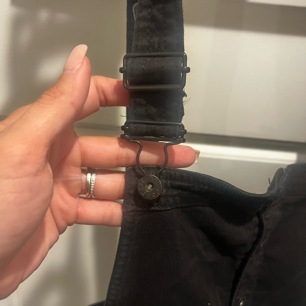 Women's Black size 12 Overalls - Picture 3 of 6